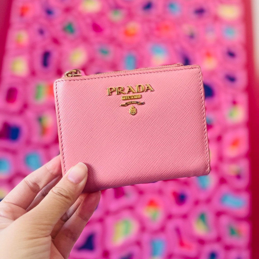 PRADA Small Saffiano Leather Wallet